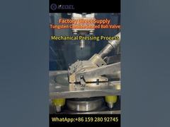 Σφαίρα με έδραση καρβιδίου βολφραμίου - Διαδικασία μηχανικής πίεσης