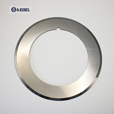 Στρογγυλό μαχαίρι κοπής με αυλάκι θέσης για κοπή μπαταριών Τμήματα μπαταριών βιομηχανικές λεπίδες για τη βιομηχανία μπαταριών