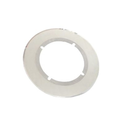 Προσαρμοσμένη κυκλική λεπίδα διαμήκους κοπής από κράμα καρβιδίου βολφραμίου για κυματοειδές χαρτί για μαχαίρια δίσκων στη βιομηχανία συσκευασίας