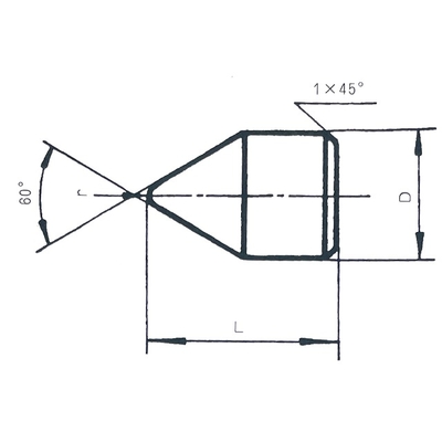 YG8 YG9 YG11 Κατηγορία Custom Cemented Tungsten Carbide Alloy κυλινδρικά ριγέ δόντια για πετρέλαιο και φυσικό αέριο βιομηχανία πετρελαίου τρυπάνι