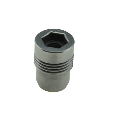 12.7mm διάμετρος πόρων YG8 Tungsten Carbide ακροφύσιο για PDC Bits με A02 πορώς και μαύρο χρώμα