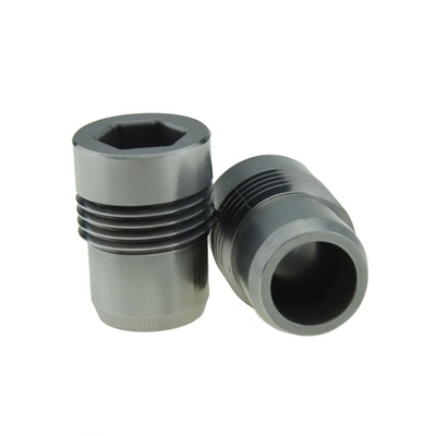 12.7mm διάμετρος πόρων YG8 Tungsten Carbide ακροφύσιο για PDC Bits με A02 πορώς και μαύρο χρώμα