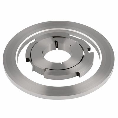 Προσαρμοσμένα κυκλικά μαχαίρια λεπίδων από κράμα καρβιδίου βολφραμίου υψηλής ποιότητας για κοπή ρολών χαρτιού υγείας