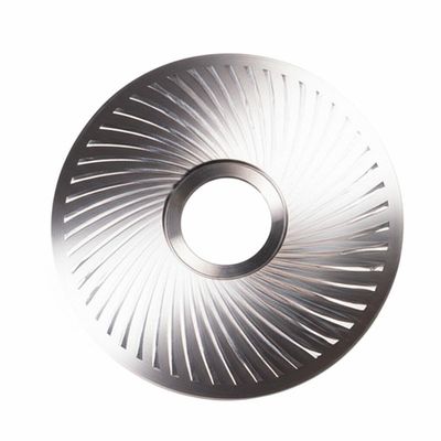 Προσαρμοσμένη κυκλική λεπίδα διαμήκους κοπής από κράμα καρβιδίου βολφραμίου για κυματοειδές χαρτί για μαχαίρια δίσκων στη βιομηχανία συσκευασίας