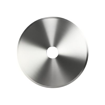 Προσαρμοσμένο τσιμεντοποιημένο κράμα καρβιδίου βολγκστάνου κυκλική ατελείωτη λεπίδα κόψιμο λεπίδα ύφασμα ταινία κόψιμο βιομηχανικό μαχαίρι μηχανή