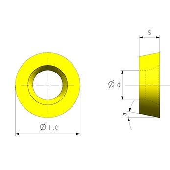 Εισαγωγή RPMV CNC με υπερσκληρό υλικό και γωνία 11° για επεξεργασία ακριβούς χαλκού στην ηλεκτρονική κατασκευή