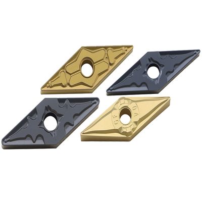 Ένθετο CNC μοντέλου VNMG με διπλής όψης αυλάκωση θραύσης γρεζιού για αυτοματοποιημένη επεξεργασία