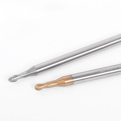 Σιδηροτροφείο τερματισμού καρβιδίου βολφραμίου με μήκος φλάουτα 2-8 mm, διάμετρο στελεχών 4 mm και συνολικό μήκος 50 mm για επεξεργασία ακριβείας