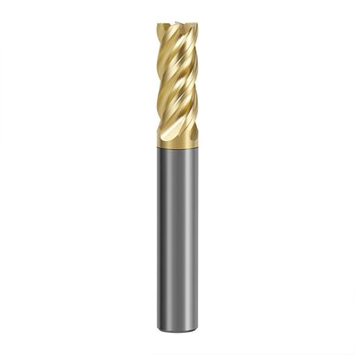 70° Σκληρότητα HRC 4-Flute Tungsten Carbide End Mill με επικάλυψη Alnovz3 Ειδικευμένο για CNC Milling Cutter από ανοξείδωτο χάλυβα