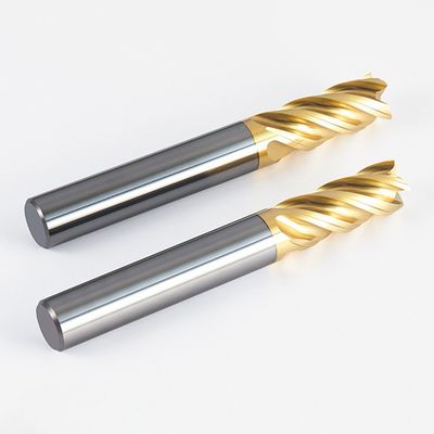 70° Σκληρότητα HRC 4-Flute Tungsten Carbide End Mill με επικάλυψη Alnovz3 Ειδικευμένο για CNC Milling Cutter από ανοξείδωτο χάλυβα