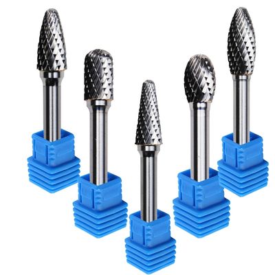 6mm δακτυλογραφούν ένα περιστροφικό αρχείο 1/8 καρβιδίου βολφραμίου Sa μακροχρόνια ενιαία διπλή περικοπή κνημών