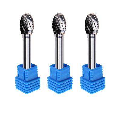 6mm τύπων Ε SE μορφής βολφραμίου καρβιδίου περιστροφικό αρχείο ακρών κνημών 1/4 ίντσας σαλιασμάτων μακρύ