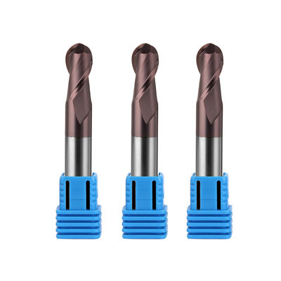 CNC μύλος 2mm 12mm 6mm τελών καρβιδίου βολφραμίου 200 κόπτες άλεσης μύτης σφαιρών χιλ. 6 Ballnose