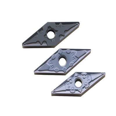 Γρήγορα ένθετα καρβιδίου στροφής κοπής VNMG1604 CNC εξωτερικά για την κατεργασία χάλυβα
