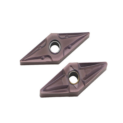 Γρήγορα ένθετα καρβιδίου στροφής κοπής VNMG1604 CNC εξωτερικά για την κατεργασία χάλυβα